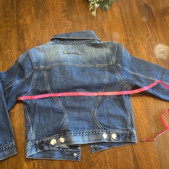 NWT GAP x Cult Gaia Asymmetrical Denim Jacket - Picture 4 of 6